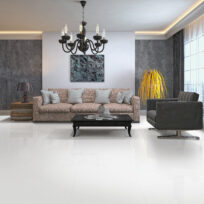 White Glazed Polished Rectified Porcelain Tile 4769