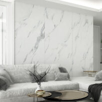 Calacatta Italian Marble Look  Polished Rectified Porcelain Wall & Floor Panel |Slab 3265