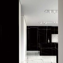 Sahara Noir Black Italian Marble Look  Polished Rectified Porcelain Wall & Floor Panel | Slab 3268