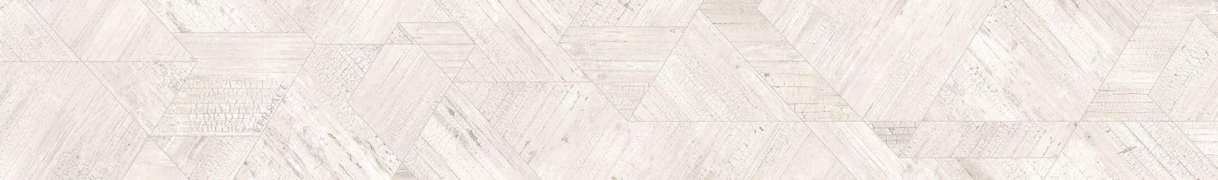 Versace Ceramics Eterno Intreccio White Matt Rectified Porcelain Timber Look Tile 4288