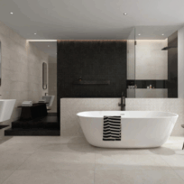 Yosemite Beige Stone Look In/Out Rectified Porcelain Tile 4259