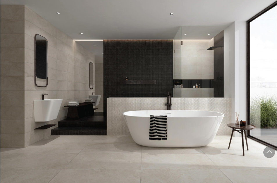Yosemite Beige Stone Look In/Out Rectified Porcelain Tile 4259