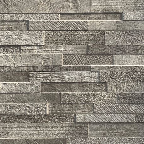 Volcano Taupe Stack Stone Look Matt Rectified Italian Porcelain Tile 3590