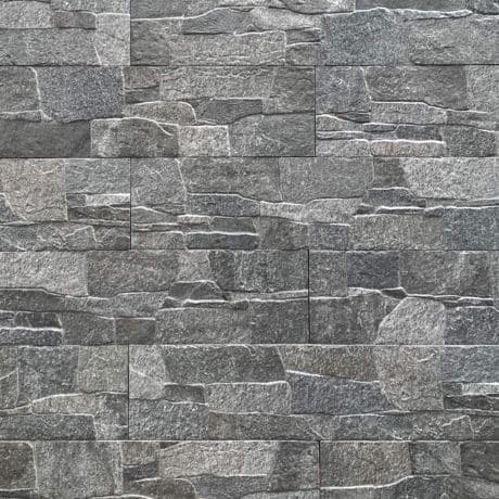 Grey Stack Stone Look Matt Rectified Italian Porcelain Tile 3591