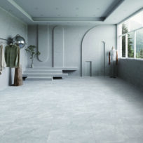 Willow Light Grey Stone Look In/Out Rectified Porcelain Tile 2376