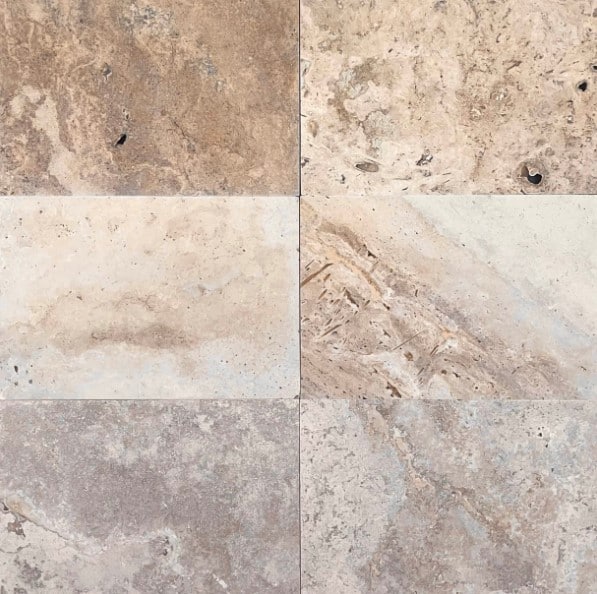Toscano Blend Tumbled Travertine  Paver 8866
