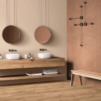 Cherry Oak Timber Look Matt Rectified Porcelain Tile 4743