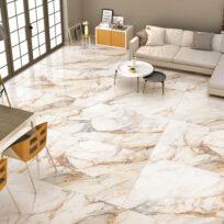 Borghini Gold Calcatta Marble Look Polished Rectified Porcelain Tile  4730