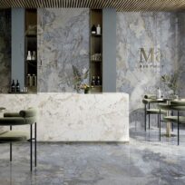 Gemstone Ocean Polished Italian Rectified Porcelain Slab 2370