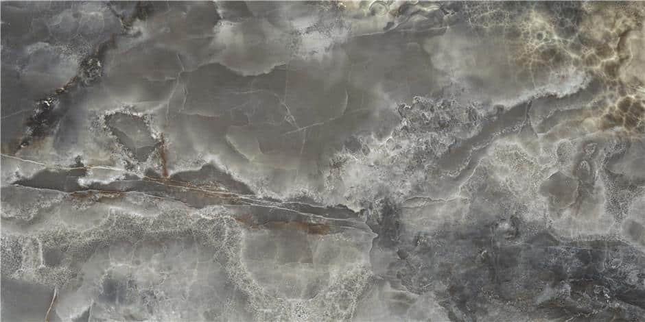 Scarlet Black Marble Look Polished Spanish Rectified Porcelain Tile 4925