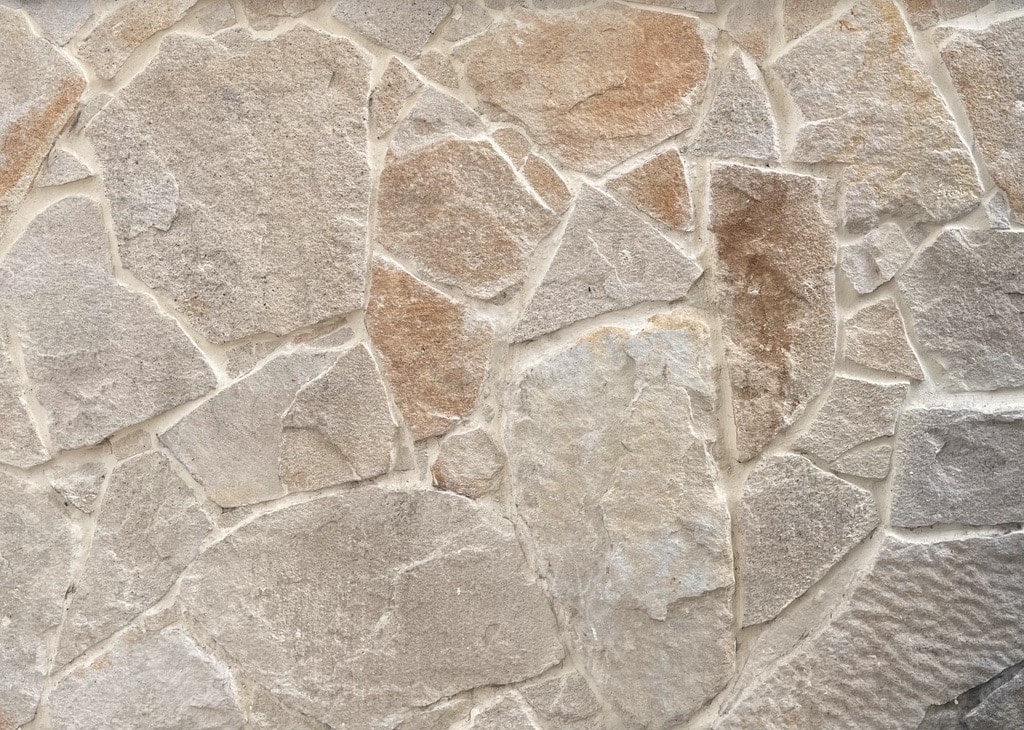 20-40mm White Sandstone Loose Free Form Walling | Cladding 8885