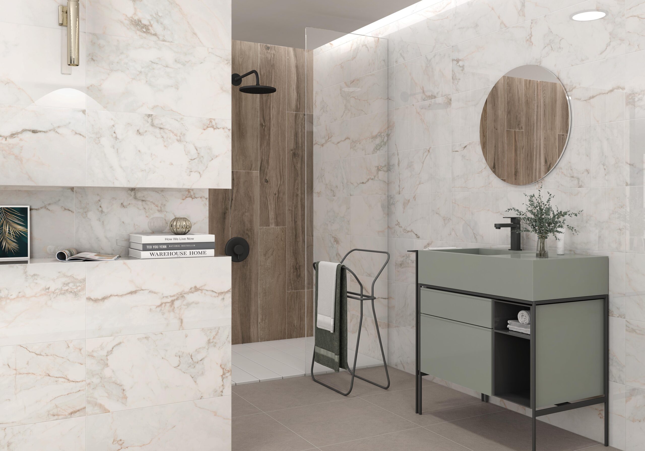 Pisa Gold Marble Look Matt Spanish Porcelain Slab 2301