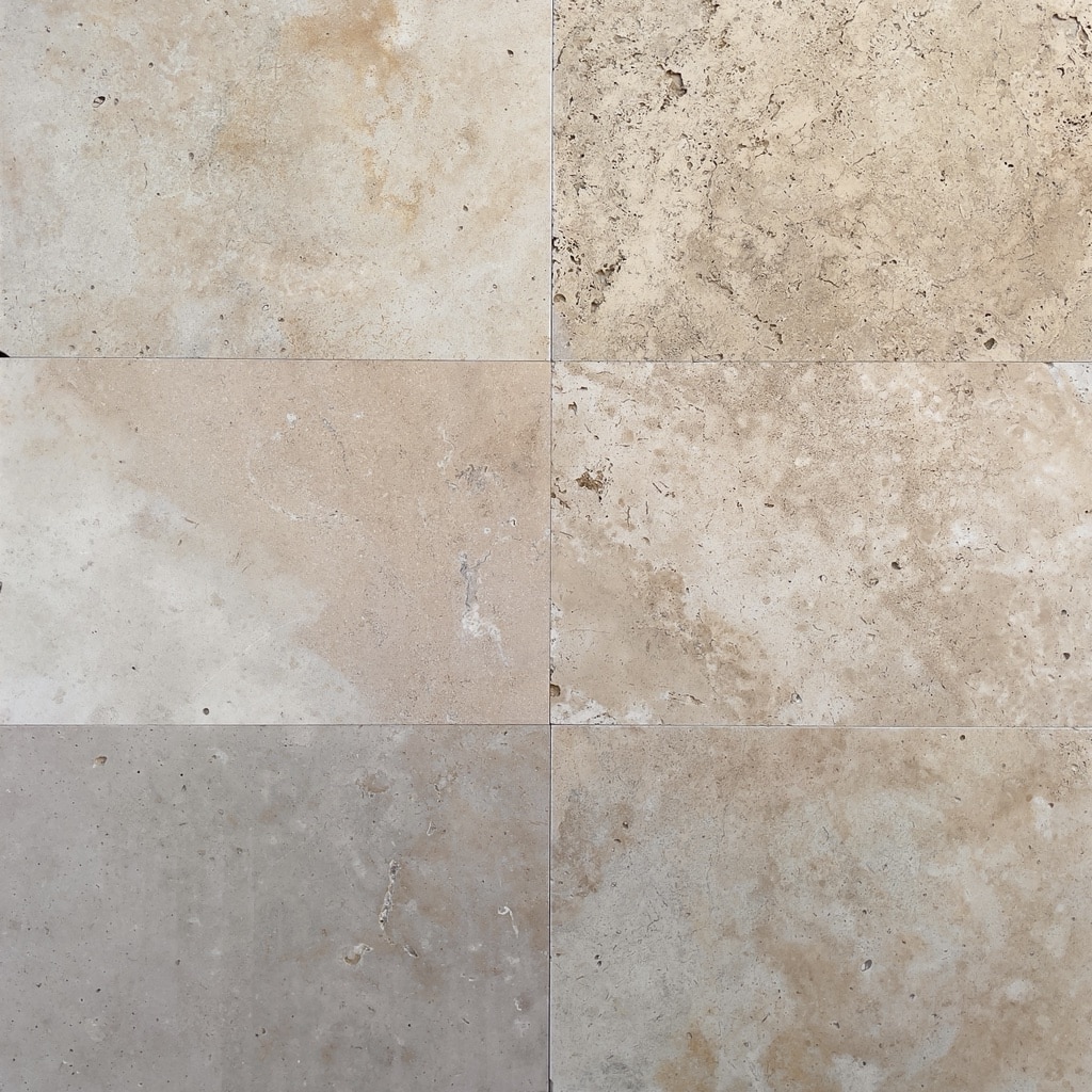 YA Beige Tumbled Travertine Tile 8897