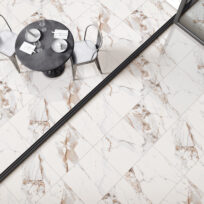 Calcatta Gold Marble Look Matt Rectified Porcelain Tile 2592