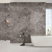 Marengo Grey Marble Look Rectified High Gloss Polished Porcelain Tile 2817
