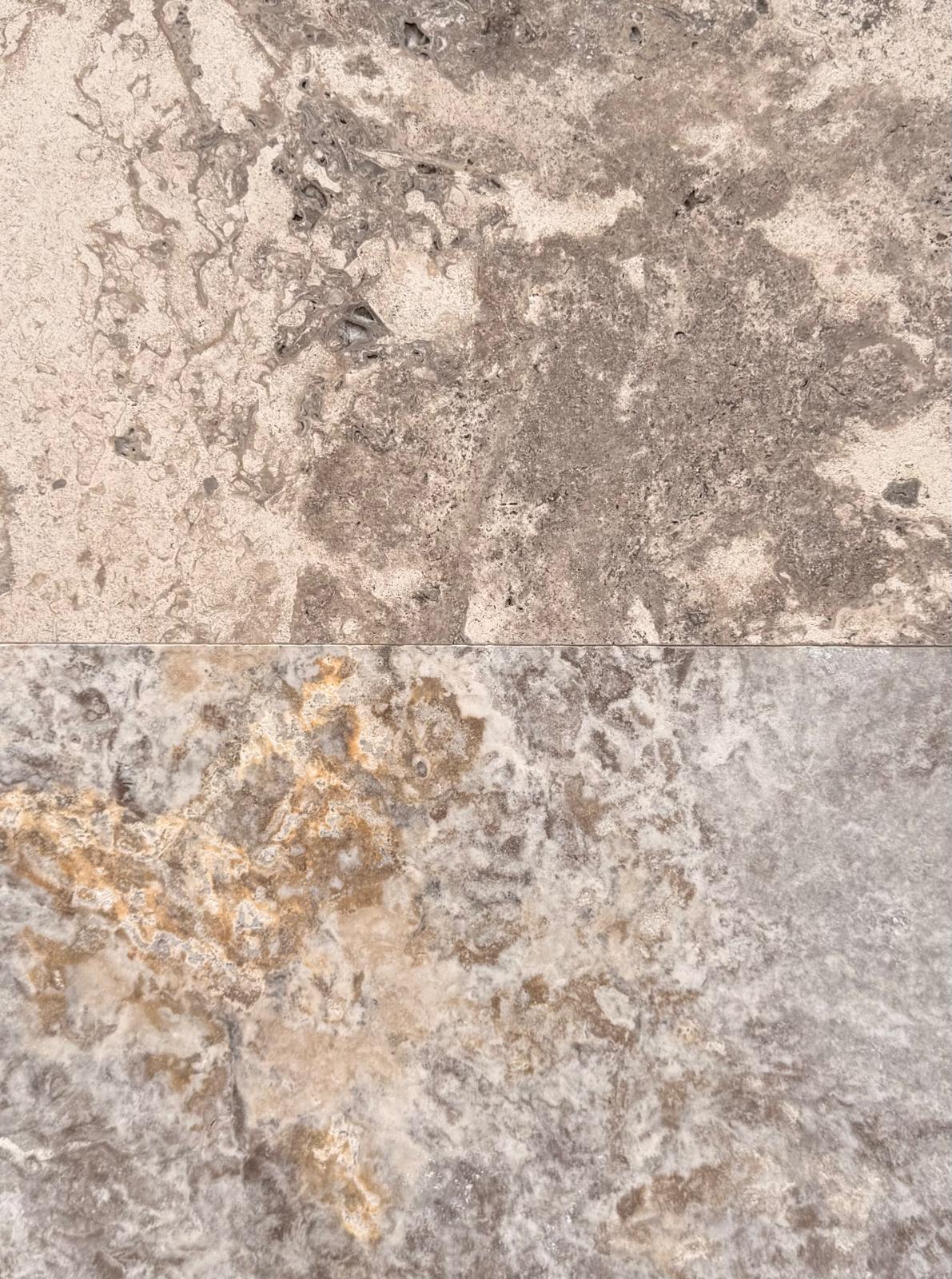 Zuma Silver Tumbled Travertine Paver 8984