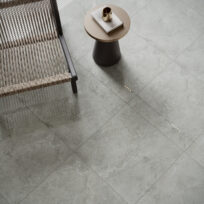 White Travertine Look Polished Rectified Porcelain Tile 2850