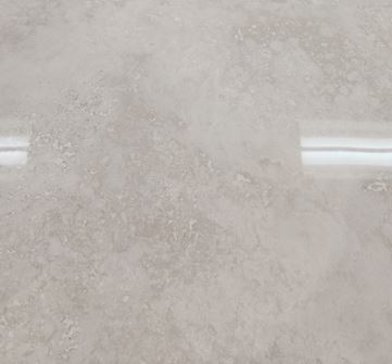 White Travertine Look Polished Rectified Porcelain Tile 2850