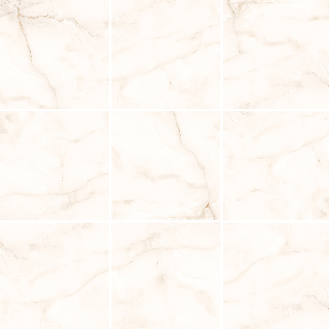 Onyx White Marble Look Rectified Polished Porcelain Tile 2815