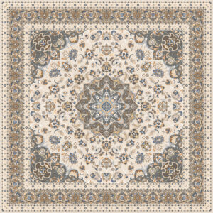 Persian Motif Matt Finish Rectified Porcelain Tile 2866