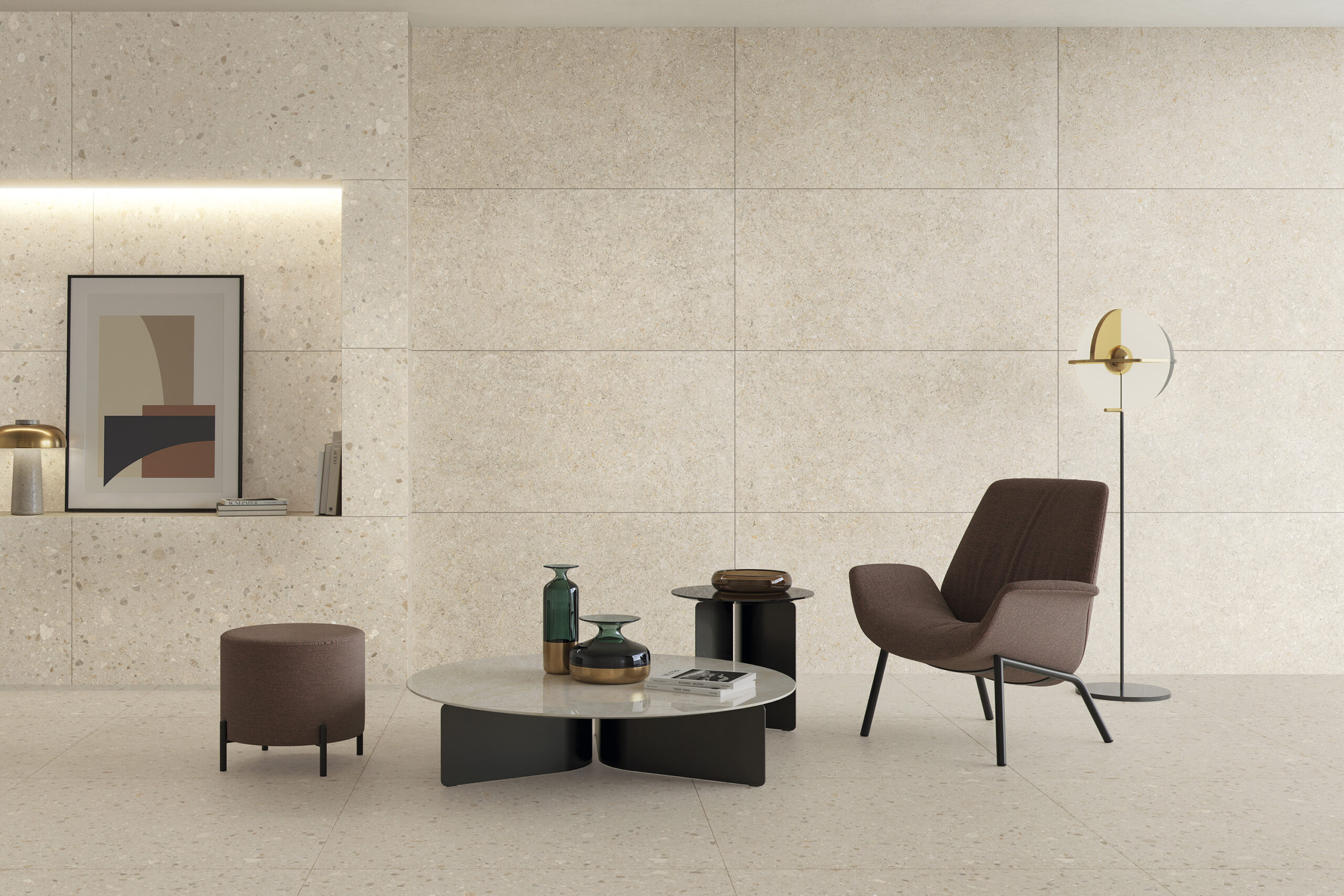 Oikos Beige Matt Spanish Rectified Porcelain Tile 2962