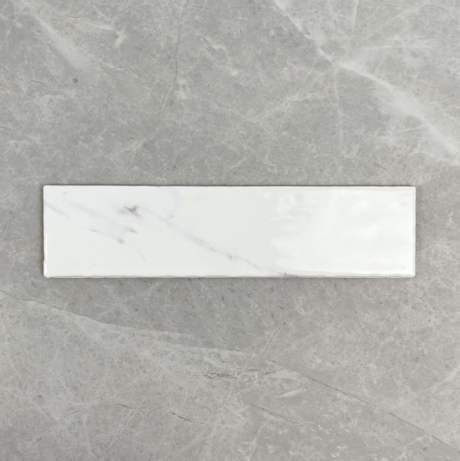Carrara  Marble Look Spanish Subway Wall Tile 3710
