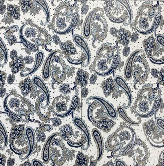 Paisley Quilt Matt Finish Spanish Porcelain Tile 3804