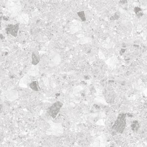 Breccia Light Grey Terrazzo Look Rectified Porcelain