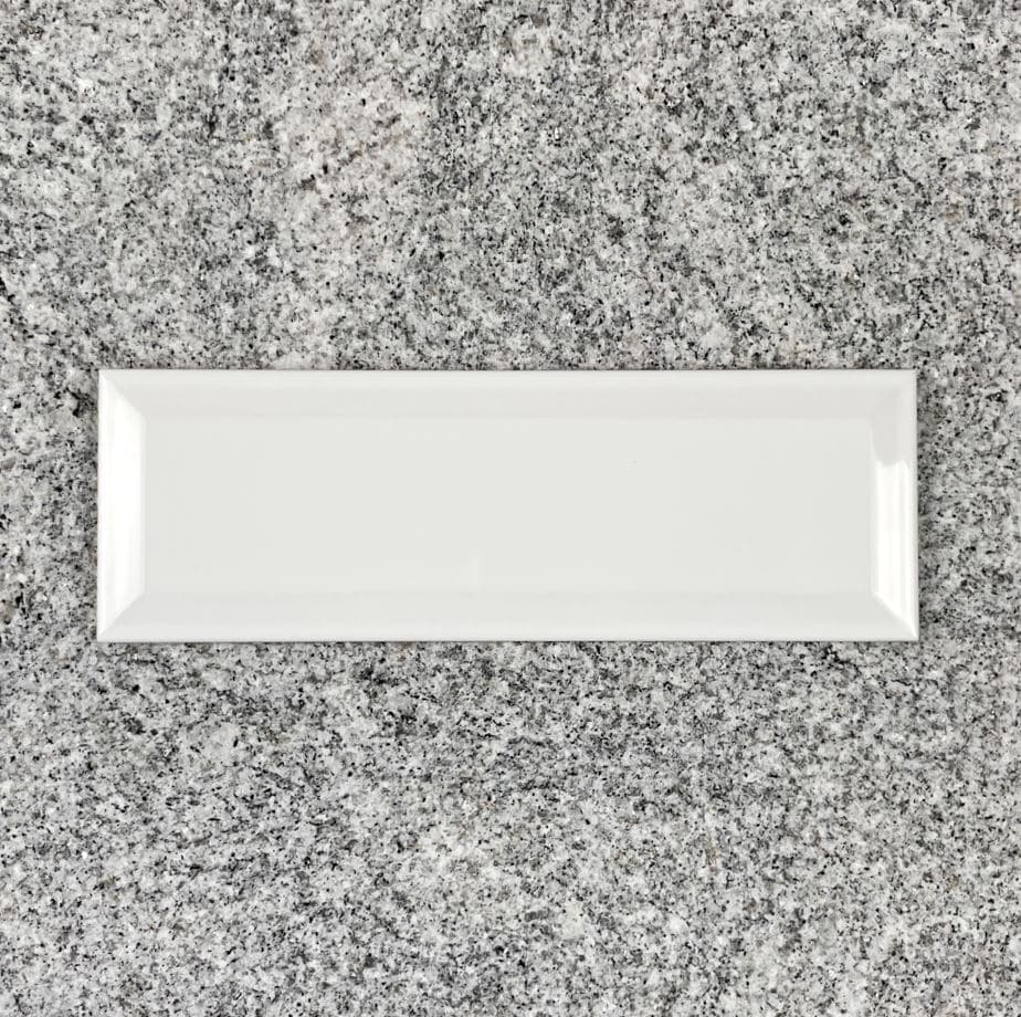 Sevilla Classic White Bevelled Edge Gloss Spanish Ceramic Wall Tile 4224