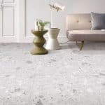 Breccia Light Grey Terrazzo Look Rectified  Porcelain Paver 3847