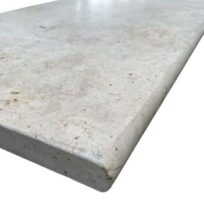 Harbour Blend Tumbled Unfilled Travertine Bullnose 8686