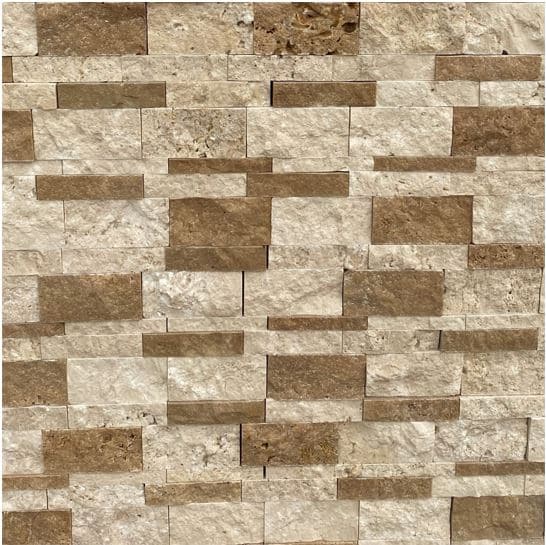 Light Noce Splitface Travertine 8739