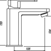Elegant Basin Mixer 9092
