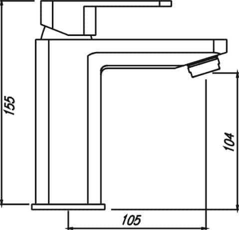 Elegant Basin Mixer 9092