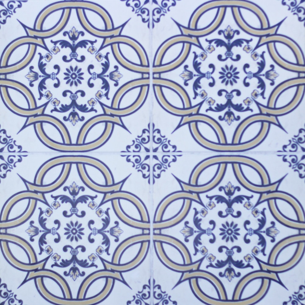 450x450mm Albufera Decorative Spanish Floor Tile (#2007)