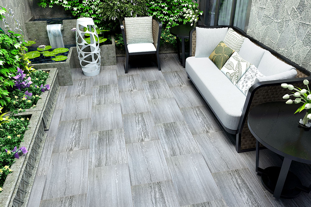 400x600x20mm Biasca Geniss Grey Brushed and Flamed Granite (#8099)