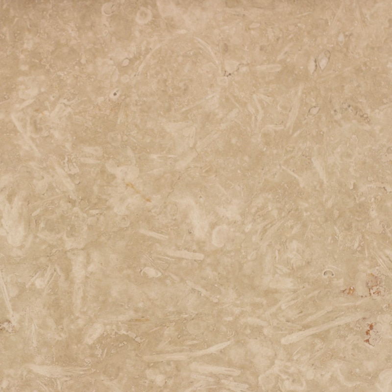 610x610x12mm Classic Light Honed and Filled Travertine Tile (#8192)