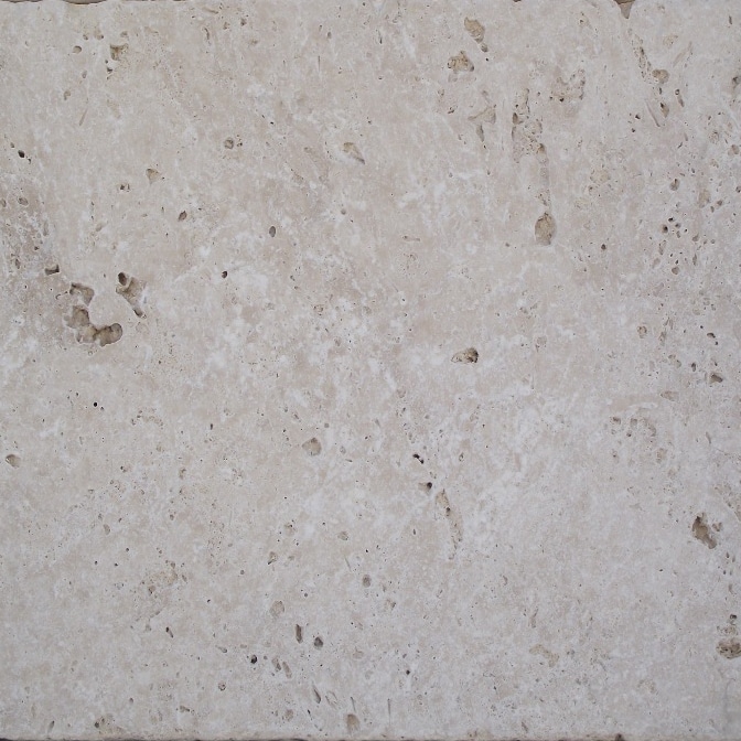 406x610x30mm Classic Light Unfilled Tumbled Travertine Paver (#8262)