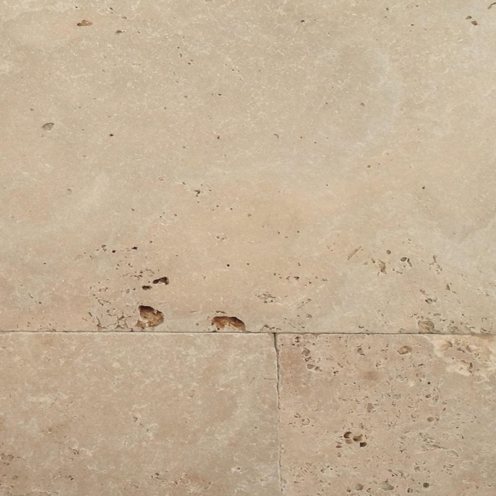 30mm Flow Mix Tumbled French Pattern Travertine paver (#8317)