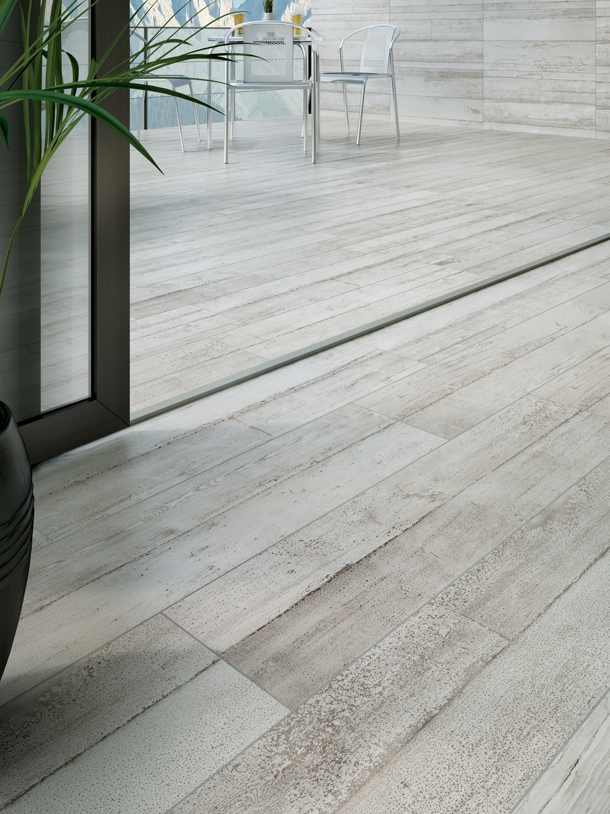 400x800mm Formwork Gainsboro Lappato Italian Timber Look Tile (#5357)