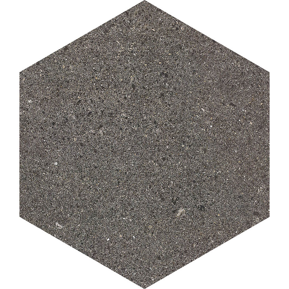 520x600mm Hexagonal Cemento Dark Grey Matt Porcelain Tile (#5560)