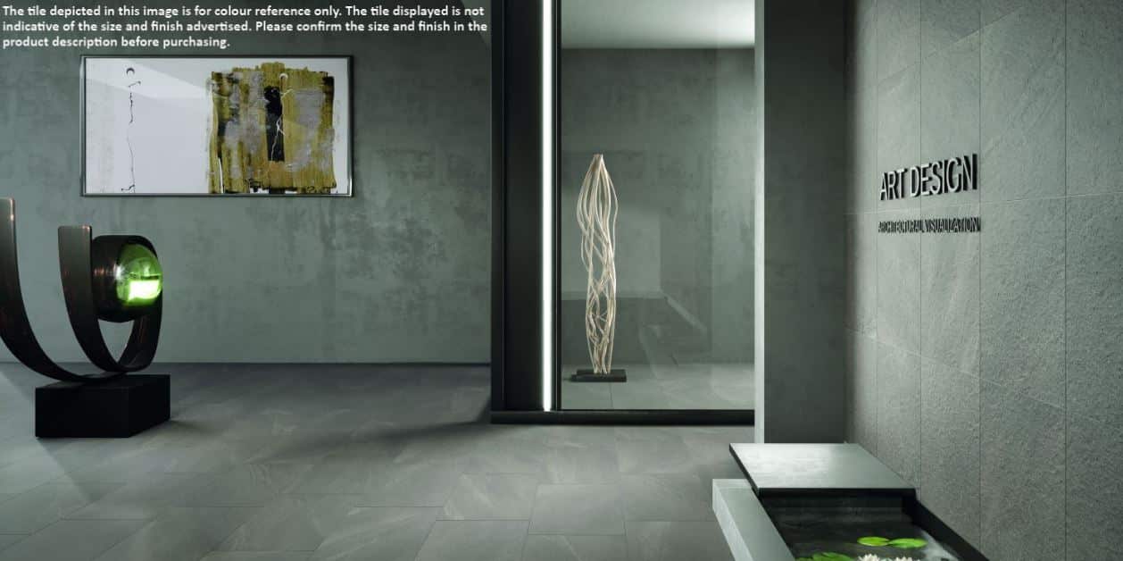 Life Piombo Lappato Italian Rectified Porcelain Wall & Floor Tile 6628