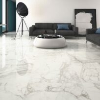 Luni Blanco Spanish Glazed Rectified Polished Porcelain Floor Tile (#5856)