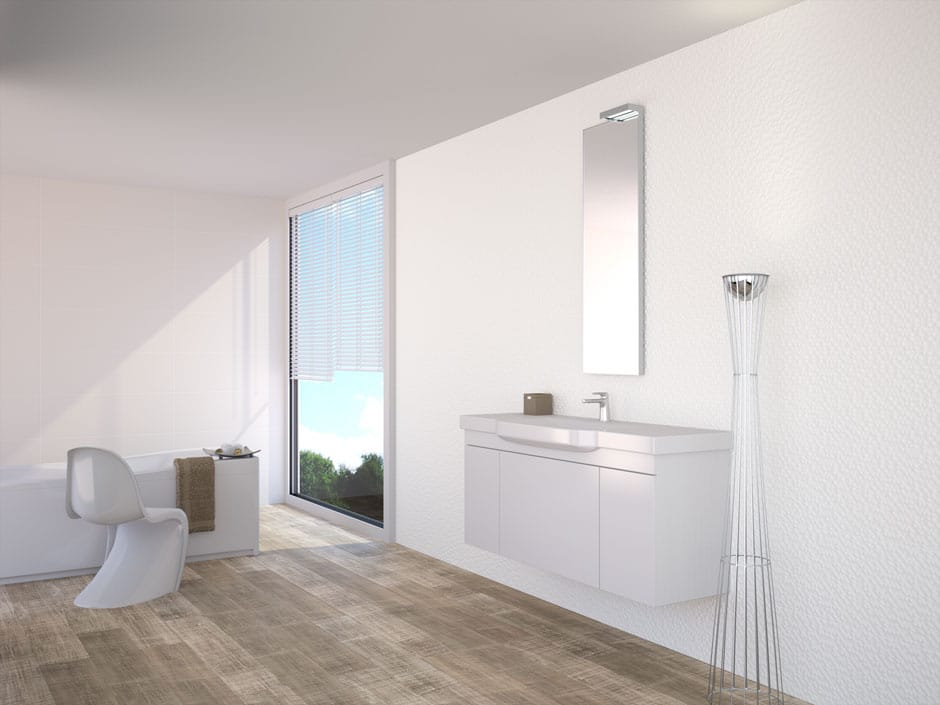 1000x333mm Next Gloss White Spanish Decorative Wall Tile (#4009)