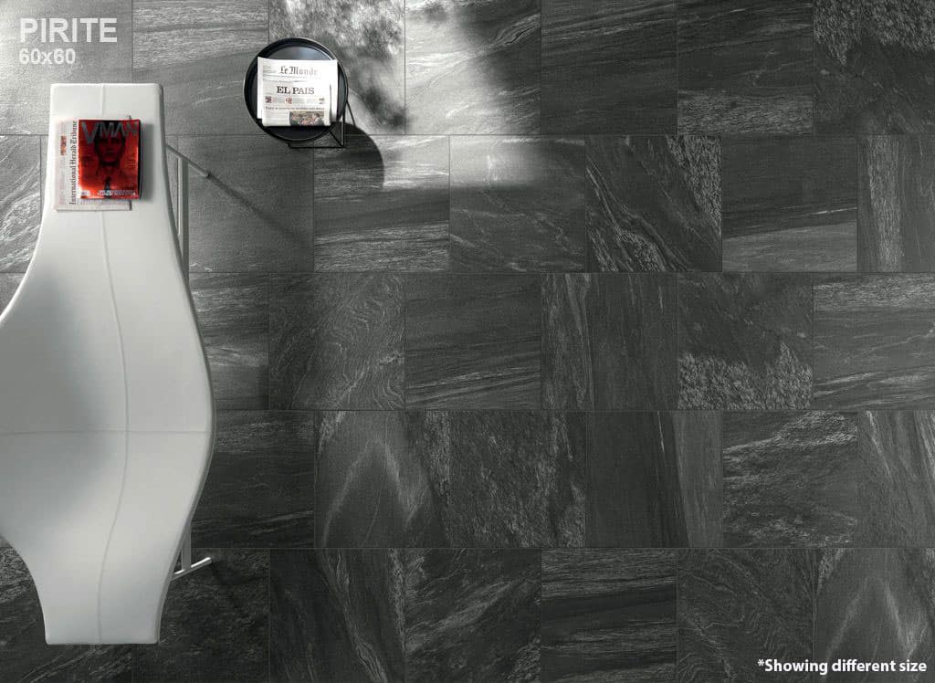 300x300mm Pirite Natural Stone Look Italian Vitrified Porcelain Tile (#1078)