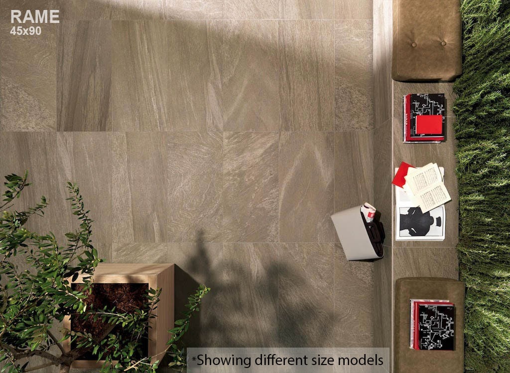 300x600mm Rame Natural Stone Look Italian Vitrified Porcelain Tile (#1702)