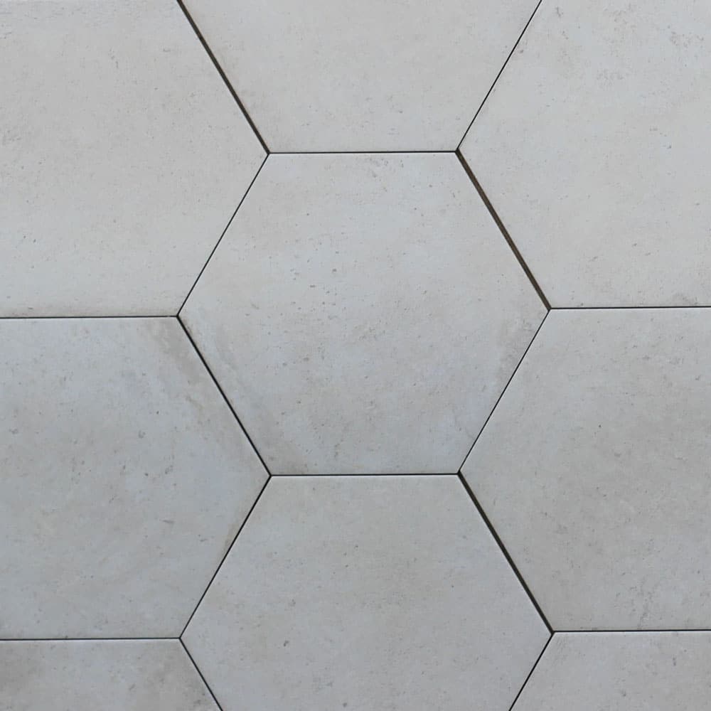 240x277mm Riabita Hexagon Shabby Chic R10 Italian Porcelain Tile (#5573)