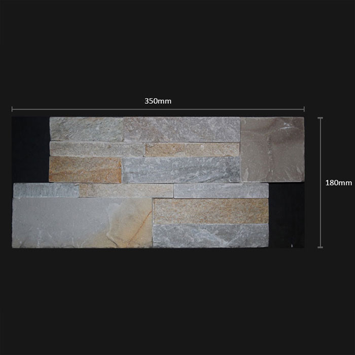 Slate Montage Mixed Natural Stack Stone 8269