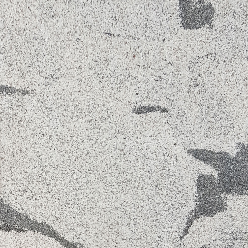 400x600x20mm Snow White Brushed and Flamed Granite Natural Stone (#8101)