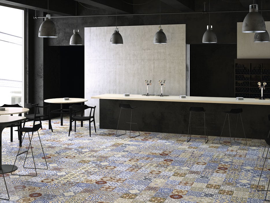 447x447mm Triana Spanish Decorative Floor and Wall Tile (#2003)